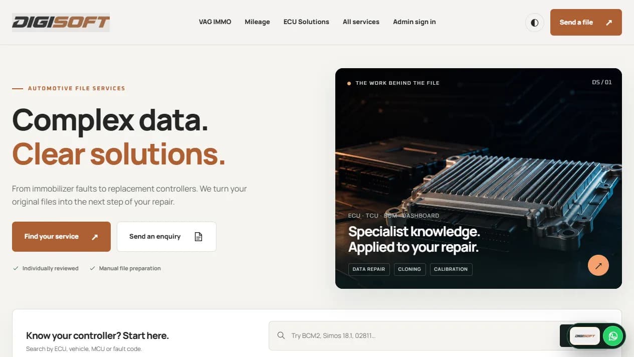 Digisoft, Website